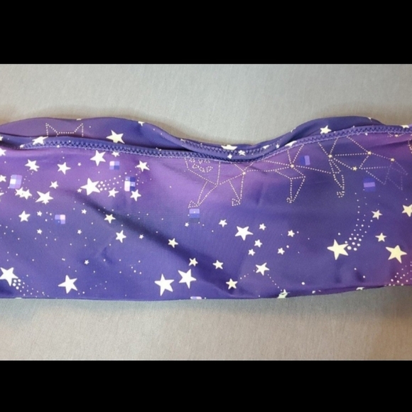 NWT 2 pc. Starry Sky/Constellations Print Bandeau Bikini - Sz. Small - Picture 2 of 6